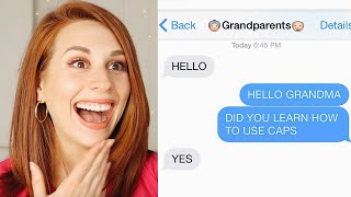 HILARIOUS Texts From Grandparents That Are So PURE - REACTION