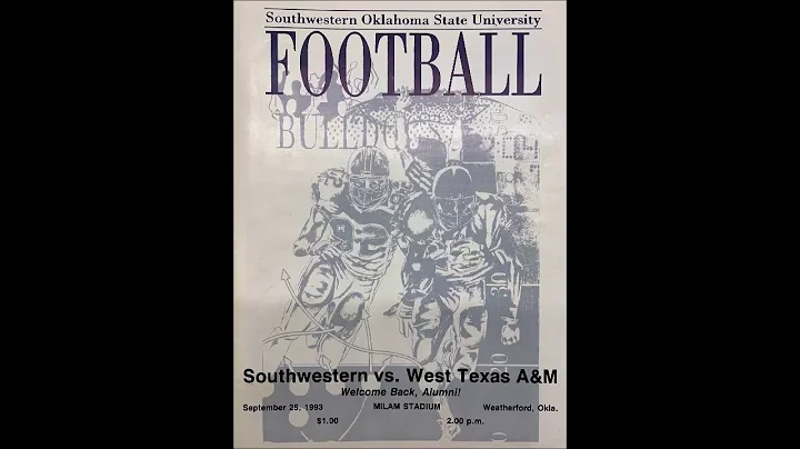 Southwestern Oklahoma State Bulldog Football 1993 (SWOSU 1993-1994)