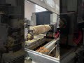 CNC wood lathe machine 5 axis use the saw open the rough, max 20mm per time #woodworking #chair #bed