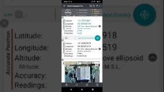 50 CM DE PRECISÃO USANDO O APP mobile topographer  topografia aplicativo GPS  de precisão screenshot 2