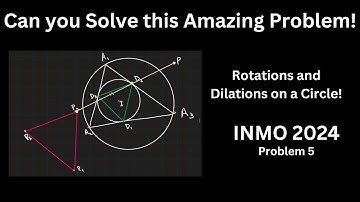 INMO 2024 Problem 5 || Rotations and Dilations on a Circle || Video Solution