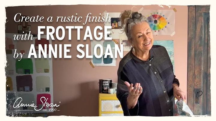 Create a rustic finish with Frottage: Annie Sloan'...