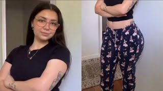 Try On Haul Pajamas Set Fashion Culture High Waisted Pants & Cropped T-Shirt Accessories