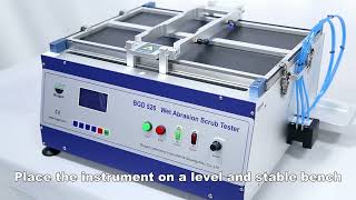 Wet Abrasion Scrub Resistance Tester