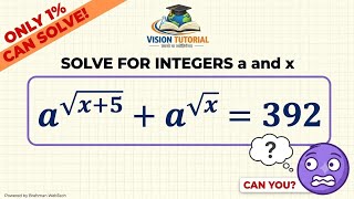 Only 1% Can Solve for a & x | Deceptively Hard Maths Problem for Math Olympiad Preparation #vtmaths