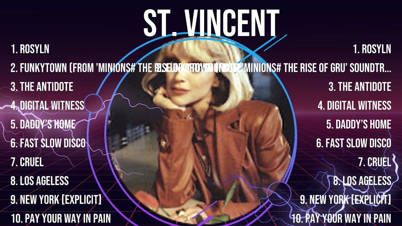 The best of  St. Vincent full album 2024 ~ Top Artists To Listen 2024