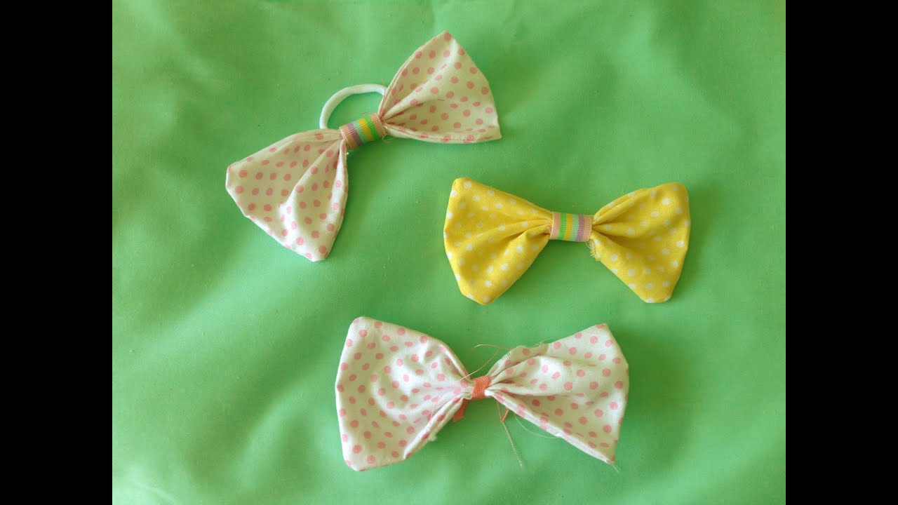 FAST way to make a HAiR BOW YouTube