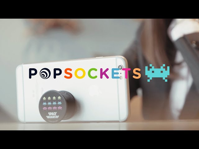 スペースインベーダーデザインの「ポップソケッツ・グリップ」が登場