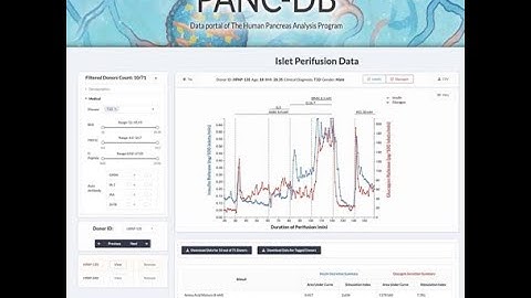 HIRN Webinar: Introduction to the New Islet Function Portal on PancDB