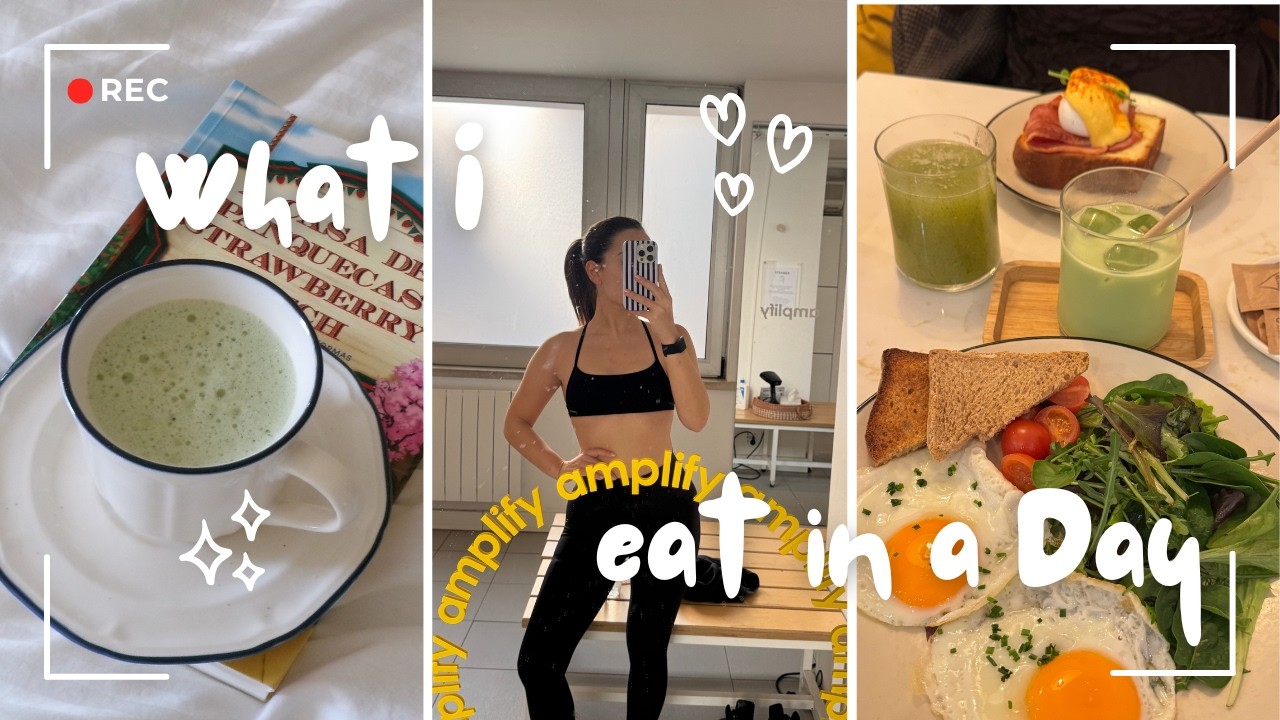 What I eat in a Day & Workout With Me