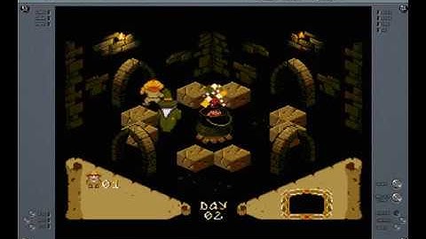 Knight Lore Remake - MSX 2 Microsoft - emulador blueMSX 2.8.2 - testeado Windows 7 x64