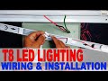 T8 LED Tube Lighting Wiring Installation / Cara Pasang lampu T8 LED Tube DIY