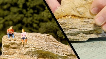 Making your own rock molds – Model Railroad Scenery