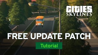 Free Update Patch with Fluxtrance | Campus Tutorial Part 6 | Cities: Skylines