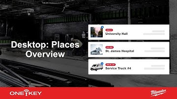 Places Overview | One-Key Web App Support