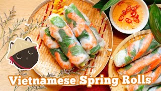 Vietnamese Spring Rolls｜越南春捲｜エビの生春巻き