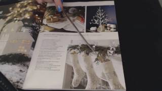 ASMR Soft Spoken ~ Reviewing Holiday Catalog w/Pointer (Page Turning @ End) screenshot 5