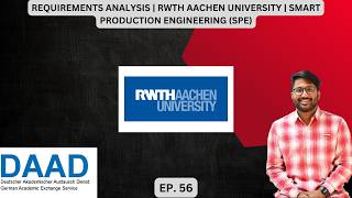 REQUIREMENTS ANALYSIS EPISODE 56 | RWTH AACHEN UNIVERSITY | SMART PRODUCTION ENGINEERING (SPE)