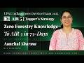 IFS 2025 Rank 5 Marks Breakdown — How to Score 950+ Marks in IFS With 2.5 Month Forestry Prep