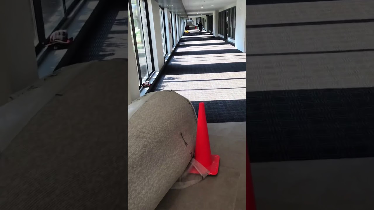 How to cut and seam a commercial Carpet