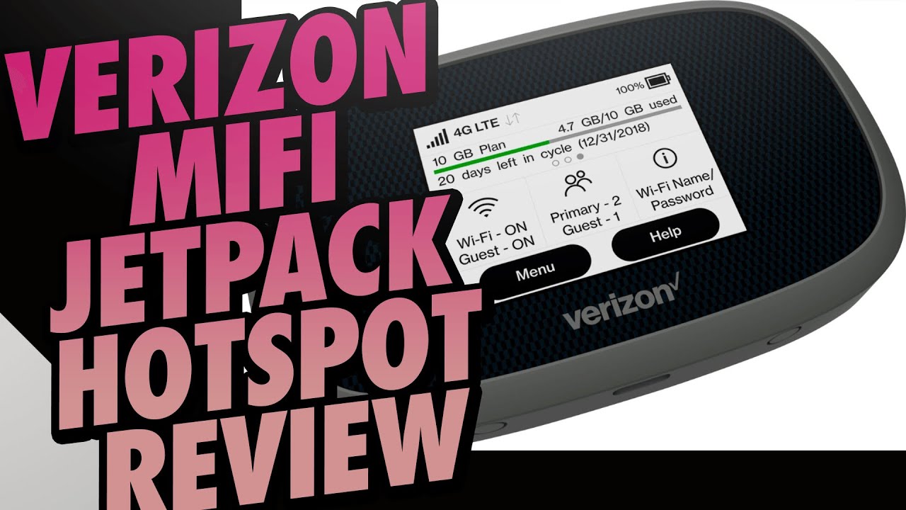 How to use a Verizon MiFi Jetpack hotspot for Internet access when working  or studying remotely – Davidson Technology & Innovation