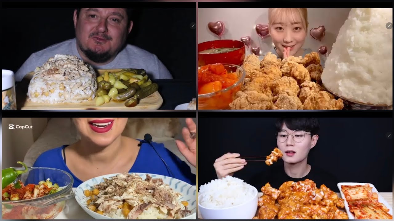 PİLAV TAVUK ASMR DERLEMESİ | RİCE AND CHİCKEN ASMR COMPLİCATİON 🍗🍚