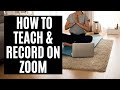 How to Use Zoom for Yoga - GO LIVE NOW!