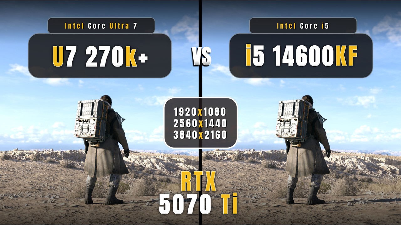 Ultra 7 270K Plus vs i5 14600KF: 1080p, 1440p, 4k | Ulitmate