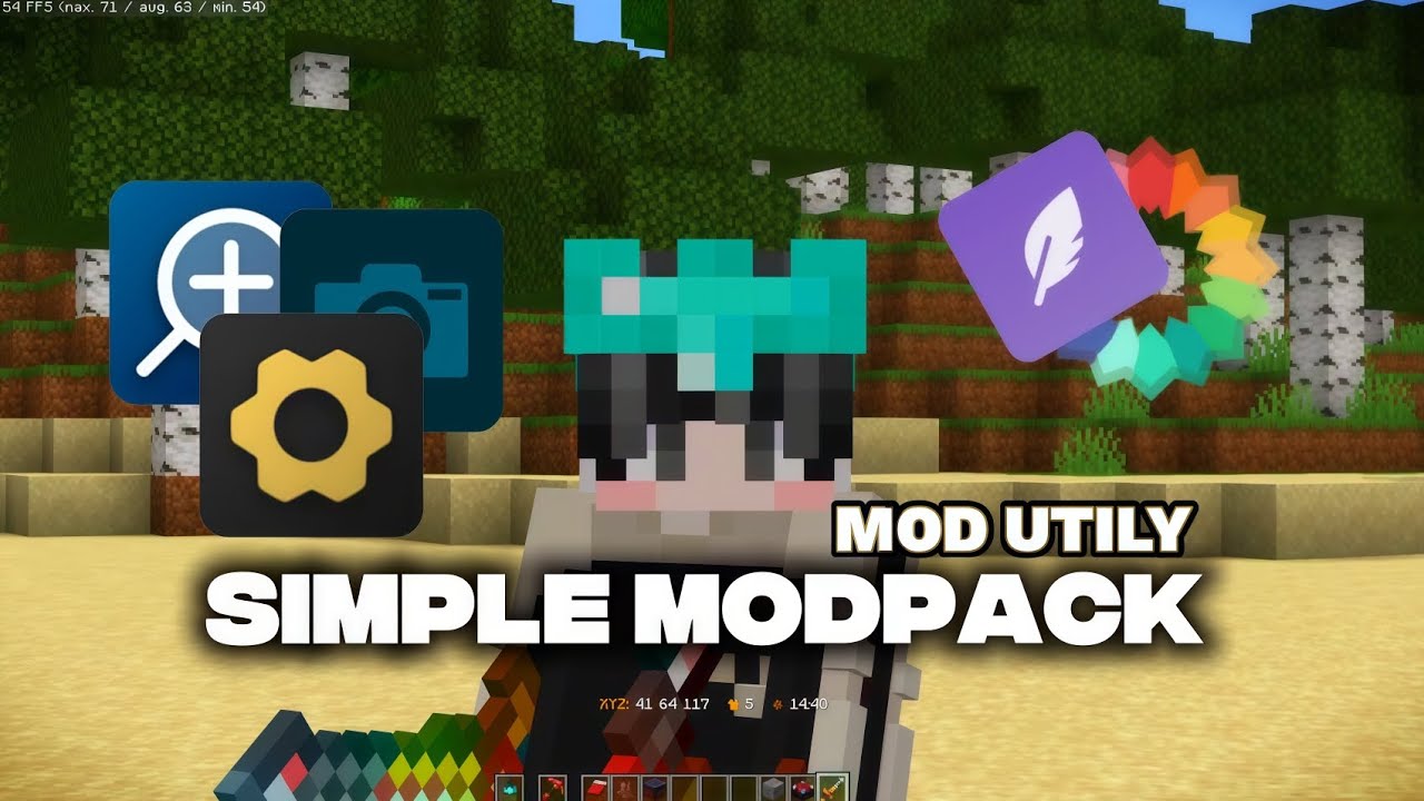 SIMPLE MODPACK 1.21 LTW/MOBILEGLUESS - YouTube