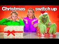 Mystery Christmas Gift Switch Up Challenge | Gaby and Alex Family