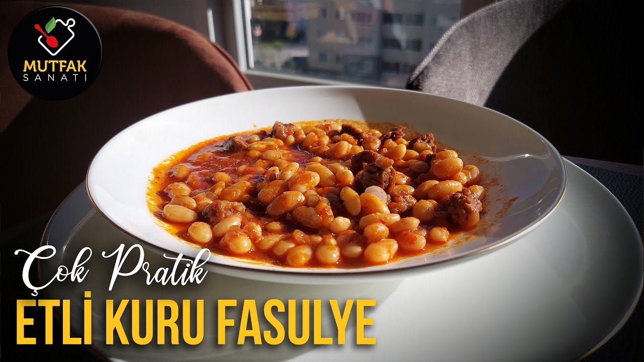 ETLİ KURU FASULYE TARİFİ – ÇOK PRATİK! | YEMEK TARİFİM