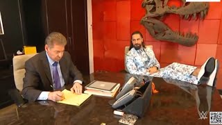 Mr McMahon decides Seth Rollins opponent for WrestleMania - full segment