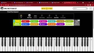 Virtual Piano   Online Piano Keyboard Happy birthday song screenshot 5