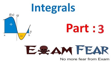 Maths Integrals part 3 (Integration as process of differentiation) CBSE class 12 Mathematics XII