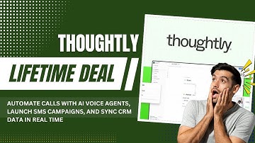 Thoughtly AI Lifetime Deal: Automate Calls with AI Voice Agents | Appsumo Deal