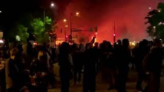 Protesters loot and set fire to Minneapolis stores