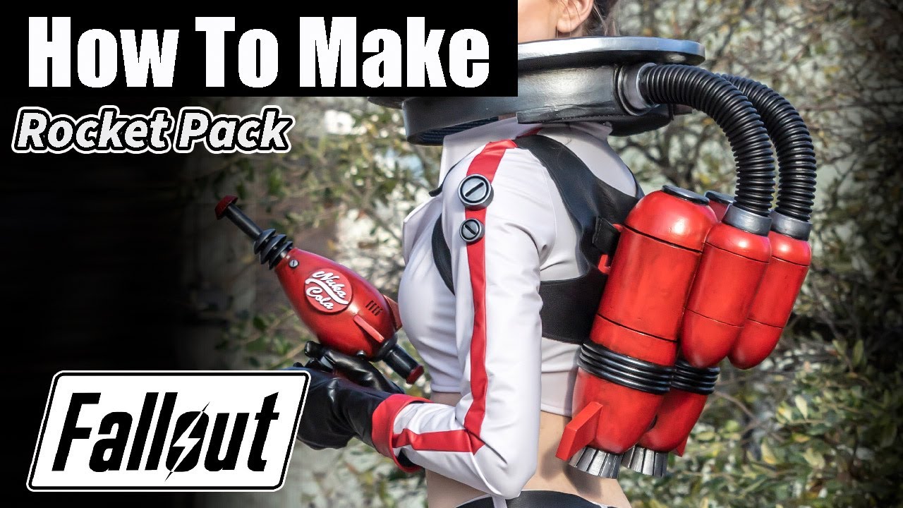 How to make the Rocket Pack/ Jet Pack from the game Fallout- DIY Cosplay Tutorial