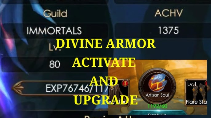 HOW TO ACTIVATE DIVINE ARMOR!! LEGACY OF DISCORD 
