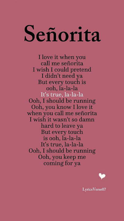 Señorita~Camila Cabello & Shawn Mendes lyrics #ytshorts #music #lyrics #song
