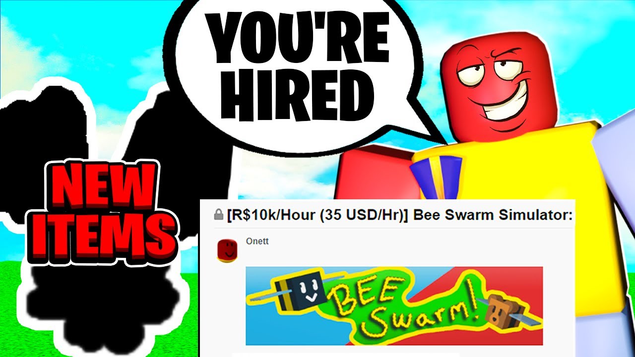 Onett Is Hiring For Roblox Bee Swarm Simulator This Will Change The Game Forever Youtube - roblox onett group