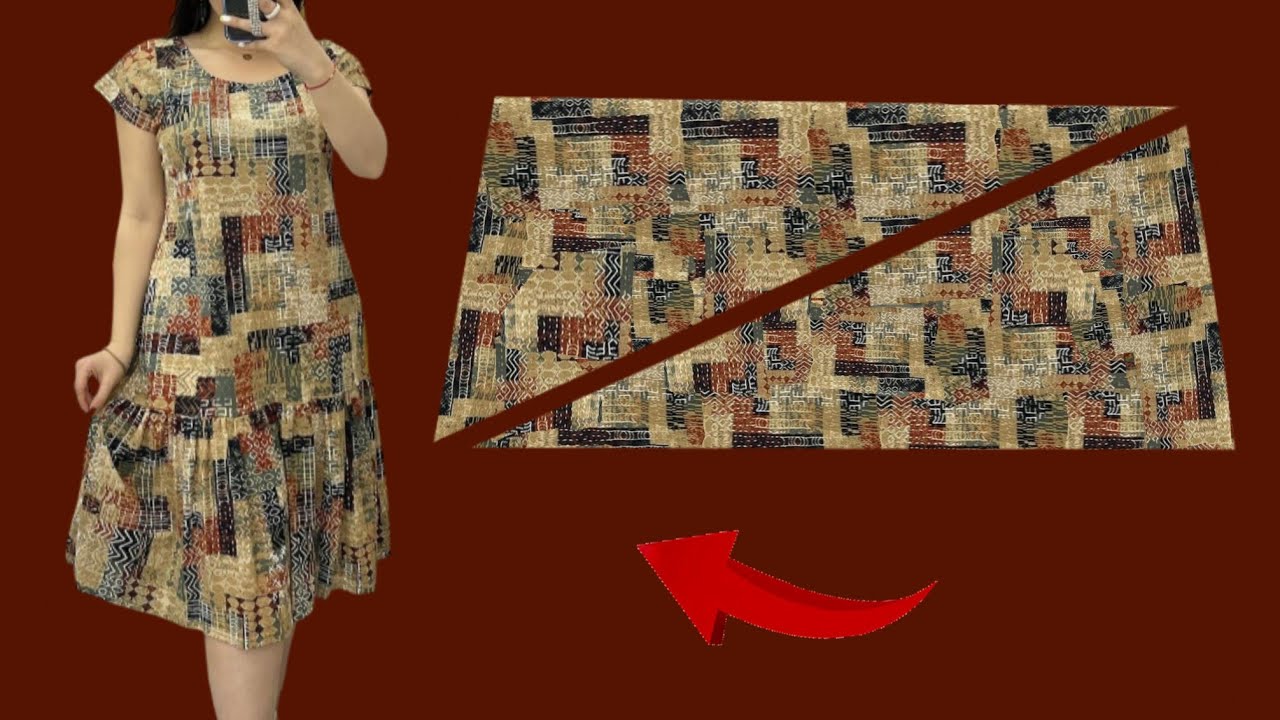 ⚘️Amazing Sewing Idea Dresses ❣️All Size 💃Sew This In 10 Minute ✨Summer Trends Dresses So Easy Style