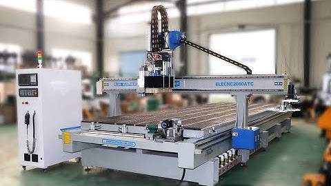 2060 4 Axis Carousel Type Automatic Tool Changer CNC Router Machine with Drilling Head