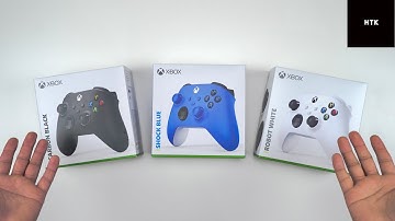 Unboxing All Colors Xbox Series X|S Controllers (Shock Blue, Carbon Black & Robot White)