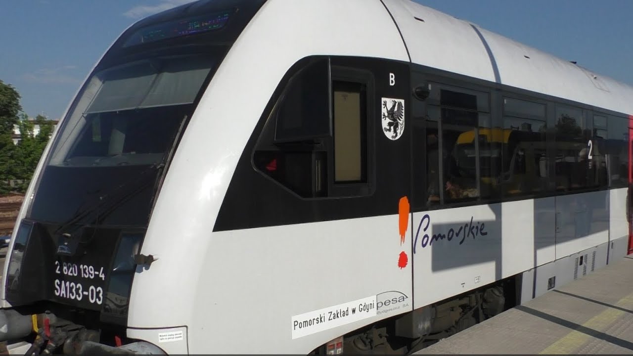 Pociągiem Kościerzyna -  Gdynia. By train Kościerzyna - Gdynia