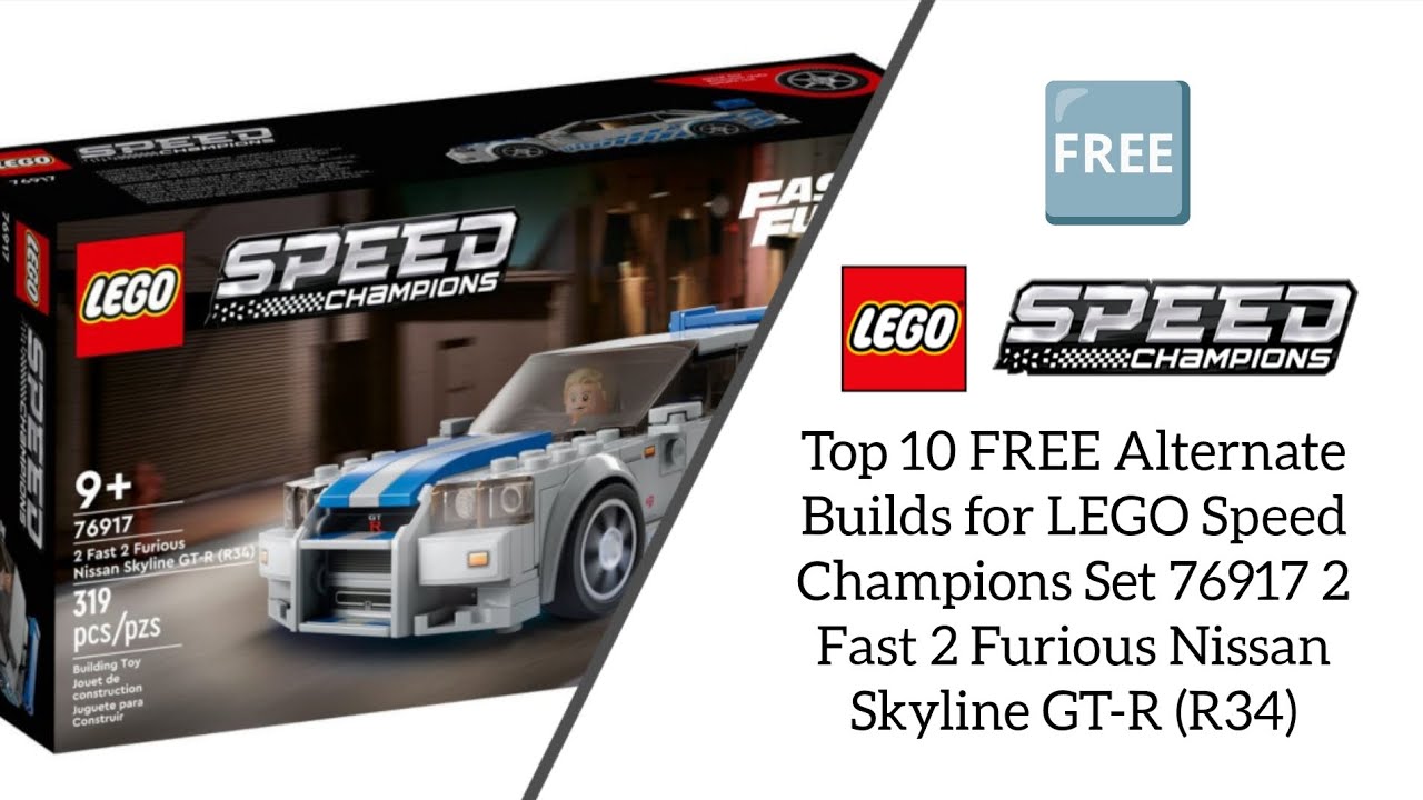 Top 10 FREE Alternate Builds for LEGO Speed Champions Set
