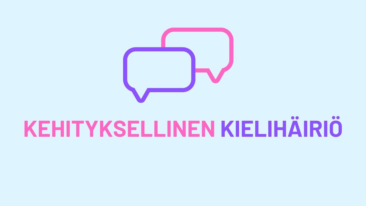 Kehityksellinen kielihäiriö
