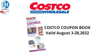 NEW COSTCO COUPON BOOK VALID AUG 3-28,2022