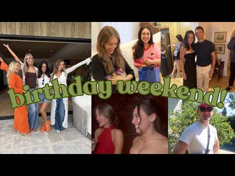 weekend in my life: birthdays galore x pool parties!