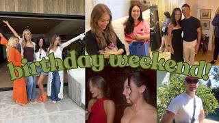 weekend in my life: birthdays galore x pool parties! Details