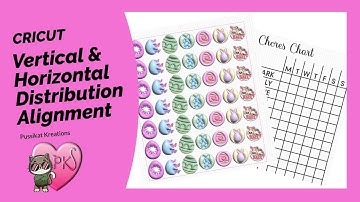 Cricut Design Space - Vertical & Horizontal Distribute Alignment